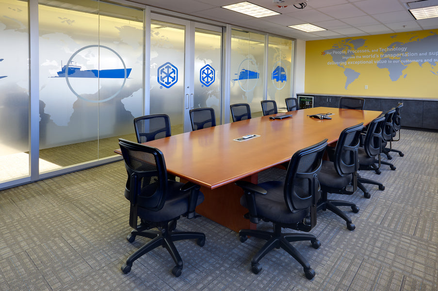meeting room table size