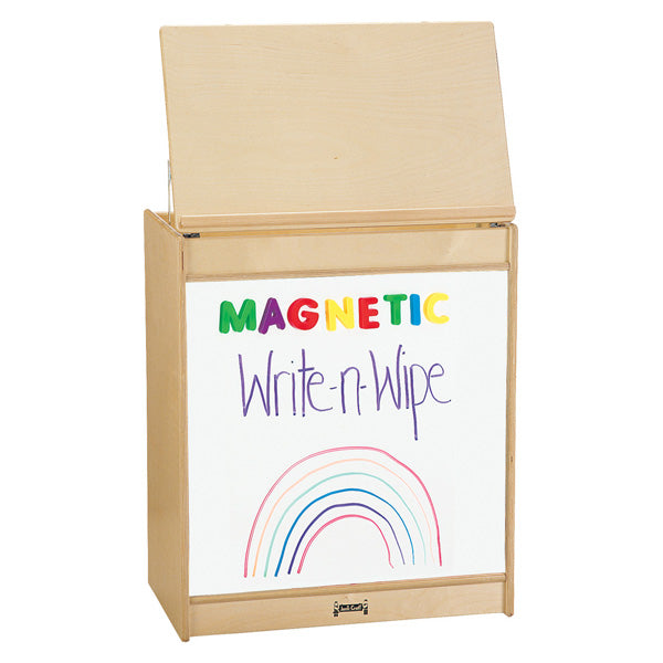 Jonti-Craft 0543JCMG Mobile Big Book Easel with Magnetic Write-n-Wipe Surface