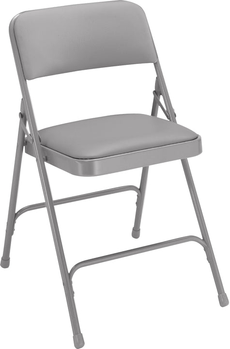 National Public Seating 1200 Series Premium Vinyl Upholstered Folding Chair - Pack of 4
