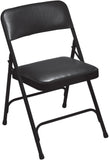 National Public Seating 1200 Series Premium Vinyl Upholstered Folding Chair - Pack of 4
