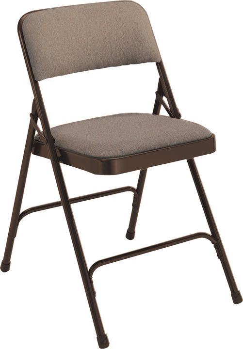 National Public Seating 2200 Series Premium Fabric Upholstered Folding Chair - Pack of 4