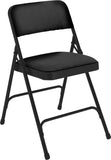 National Public Seating 2200 Series Premium Fabric Upholstered Folding Chair - Pack of 4