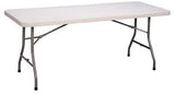 Correll CP3060-33 Light Duty Fixed Height Blow-Molded Rectangle Folding Table 30 x 60