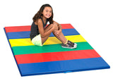 Children's Factory CF321-145 Rainbow Folding Gym Mat 4 x 6