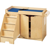 Jonti-Craft 5131JC Changing Table with Stairs on Left