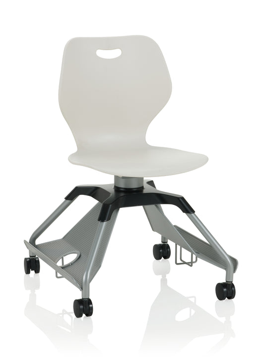 KI Learn2 L2WNP/CAR Intellect Wave Mobile Chair with Cup Holders and Accessory Rack