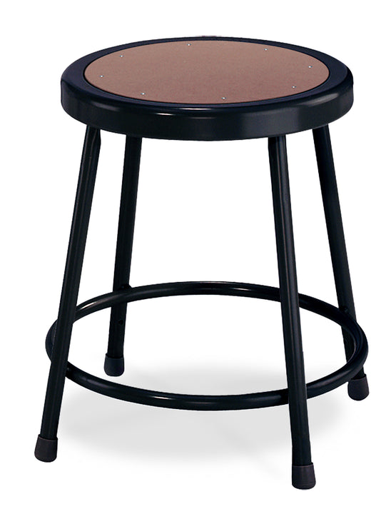 National Public Seating 6218-10 Series Round Hardboard Science Lab Stool Fixed Height