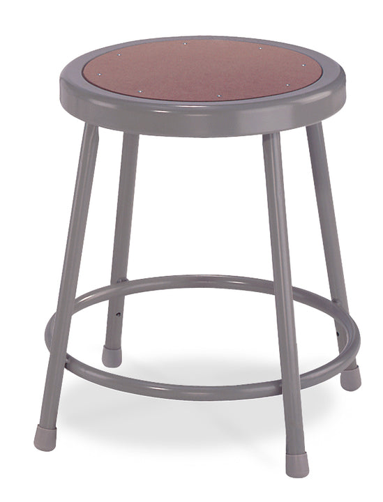 National Public Seating 6218 Series Round Hardboard Science Lab Stool Fixed Height