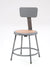 National Public Seating 6200B Series Round Hardboard Science Lab Stool With Backrest Fixed Height