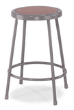 National Public Seating 6224 Series Round Hardboard Science Lab Stool Fixed Height