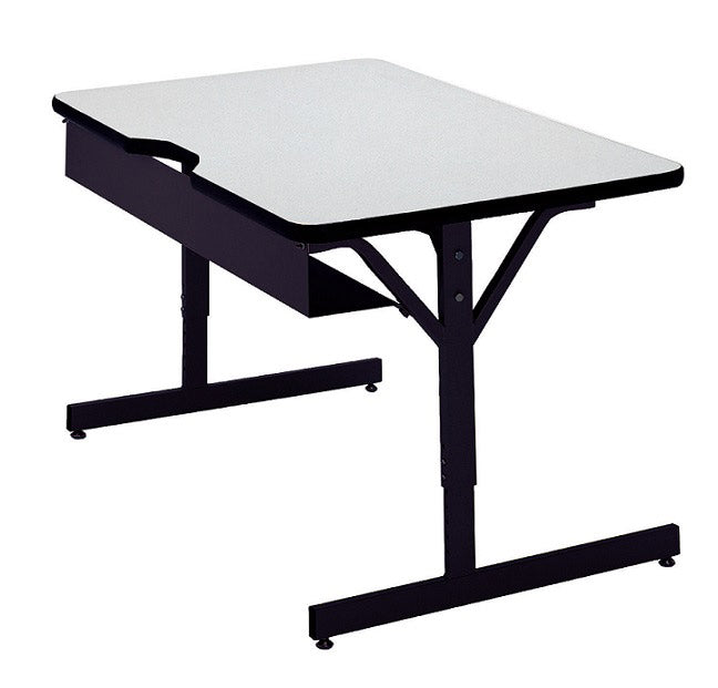 Scholar Craft FS8793072 Adjustable Height Computer Table 30 x 72 - Quick Ship