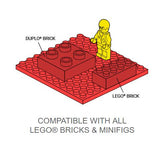 Slab Dream Lab SOL4x4 STEM LEGO Compatible Building Baseplates 4 x 4
