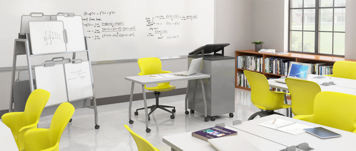 Haskell ES1C0 Ethos Quad Chair with Storage Base and Casters