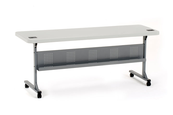 National Public Seating BPFT-2460 Blow Molded Flip and Store Table 24 x 60 - Quick Ship