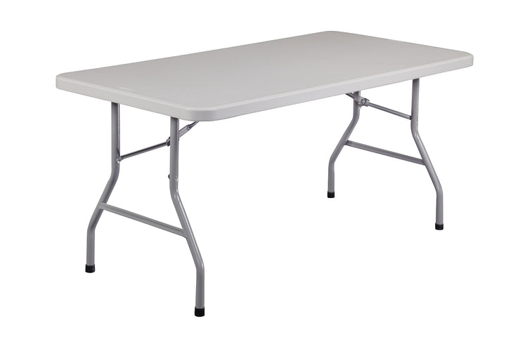 National Public Seating BT-3072 Blow Molded Rectangle Folding Table 30 x 72 - Quick Ship