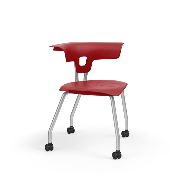 KI RK2100H15NB Ruckus Plastic Chair with Casters 15" Seat Height