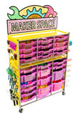 TeacherGeek 1822-81 Maker Cart 2.0 - The Ultimate STEM / STEAM / Maker Solution