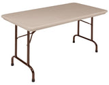 Correll R3060-24 Heavy Duty Fixed Height Blow-Molded Folding Table 30 x 60