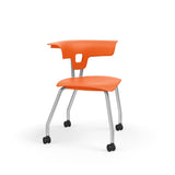 KI RK2100H15NB Ruckus Plastic Chair with Casters 15" Seat Height