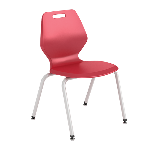 Paragon AND-READY-4L18 A&D Ready 4-Leg Classroom Chair with Glides 18" Seat Height
