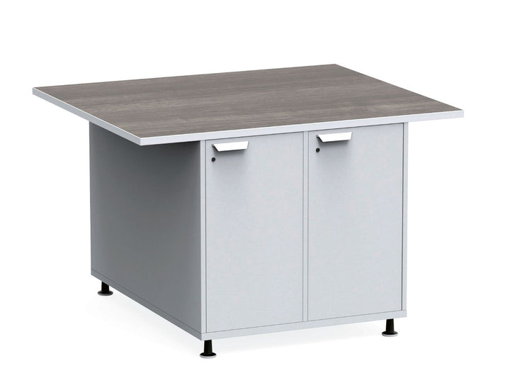 KI RKW364836DR Ruckus Mobile Double Sided Worktable with Locking Doors 36"H