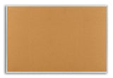 Marsh AN408-1400-0000 Natural Cork Board with Aluminum Frame 4 x 8
