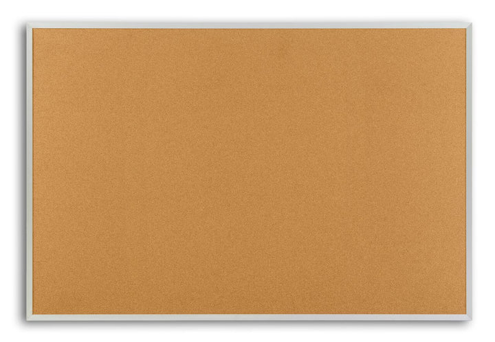 Marsh AN406-1400-0000 Natural Cork Board with Aluminum Frame 4 x 6