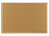 Marsh AN408-7500-0000 Natural Cork Board with Oak Frame 4 x 8