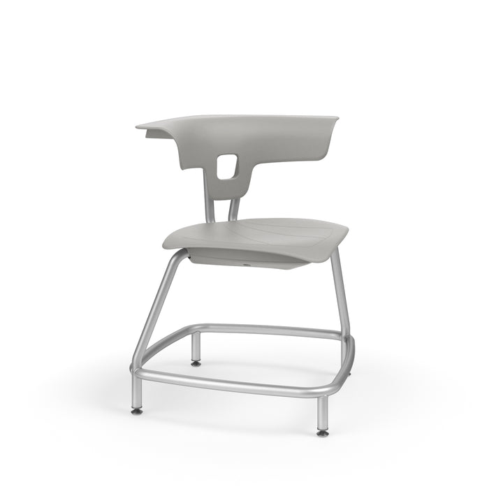 KI RKU100H15NB Ruckus Plastic Stack Chair without Book Rack 15" Seat Height