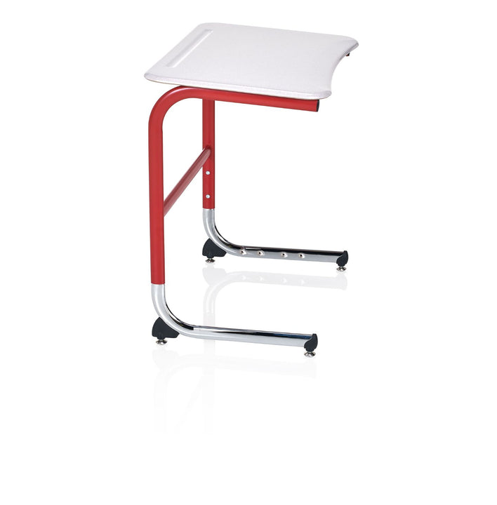 KI IWDCH/A Intellect Wave Cantilever Student Desk with Hard Plastic Top Adjustable Height